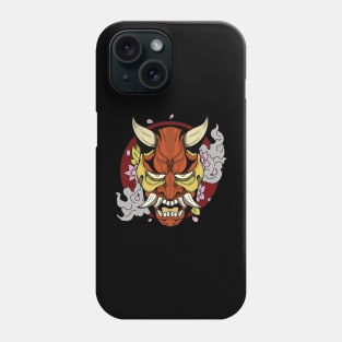 Red Oni Mask Phone Case