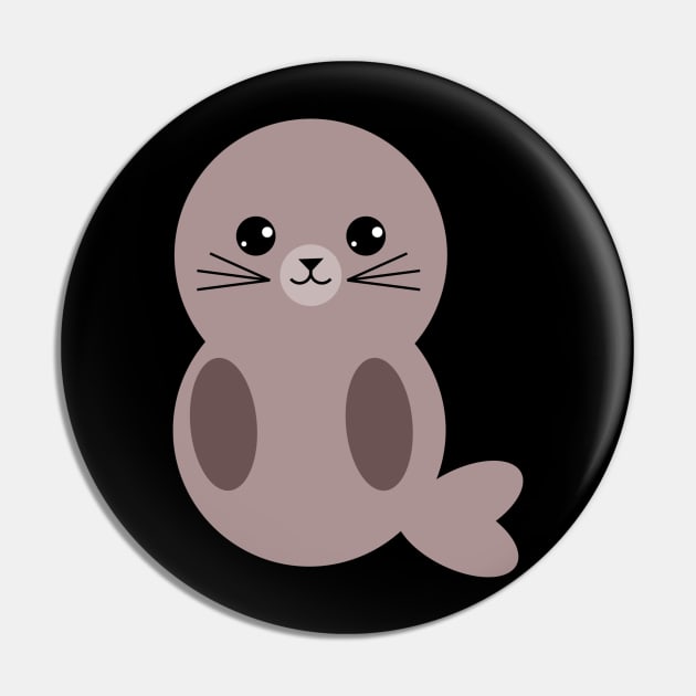 Kawaii Seal Animal Lover Seal Trainer Animal Keeper Gift Pin by twizzler3b