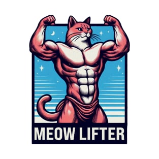 meow lifter - gym cat T-Shirt