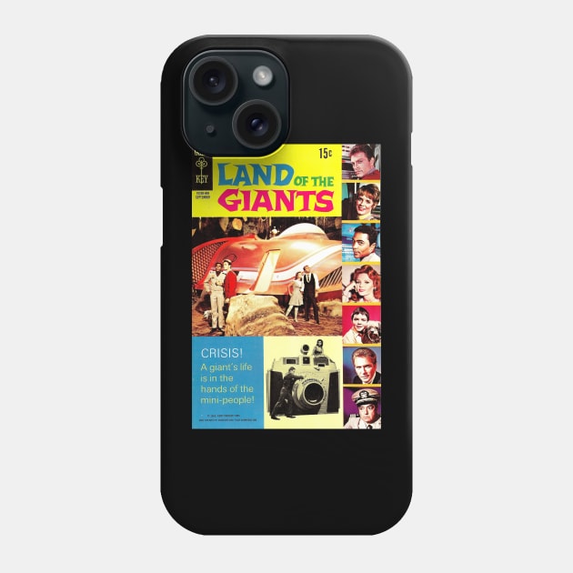 Gold Key Land of the Giants Comic Book Cover TV Phone Case by Creative Bedouin