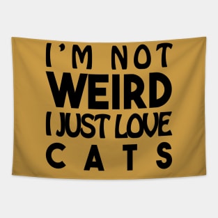 Sentence Weird : Cats Tapestry