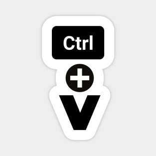 Ctrl + V Design Magnet