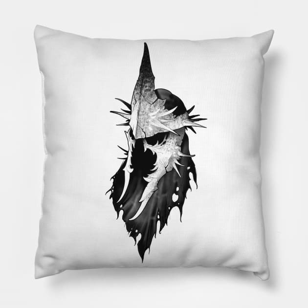 Witch-king of Angmar helmet Pillow by Boris6666