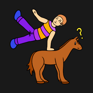 Funny gymnastic pommel horse T-Shirt