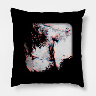 MICROSCOPE - Glitch Art Pillow