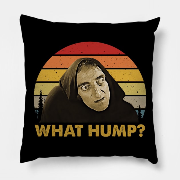 What Hump? Vintage Pillow by Tentacle Castle