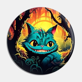 Anime Cheshire Cat Alice in Wonderland Pin