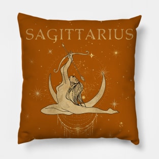 Sagittarius zodiac sign Pillow