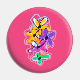 Mod flowers, floral design Pin