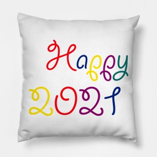 Happy 2021 Pillow