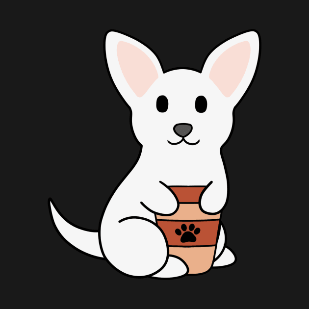 White Chihuahua Coffee by BiscuitSnack