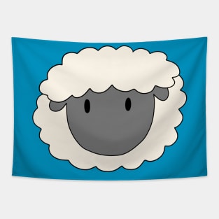 Cute Sheep Face Tapestry