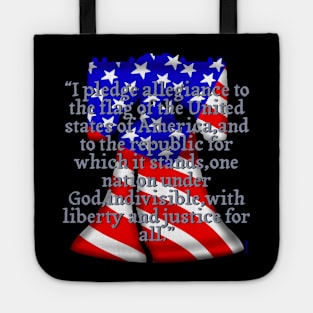 The pledge of allegiance Tote