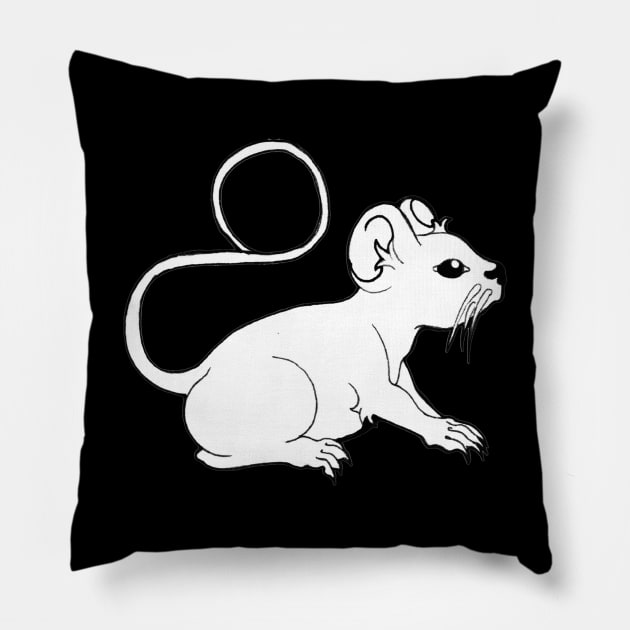 Chinese Zodiac Series - Rat Pillow by WillowSeeker