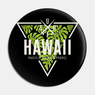 Hawaii surf design, print, typography Pin