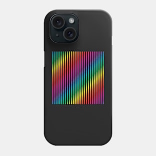 Rainbow Gradient Stripe (wide) Phone Case