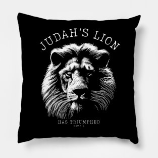 Judah's Lion - Lion Judah Rev 5:5 Pillow