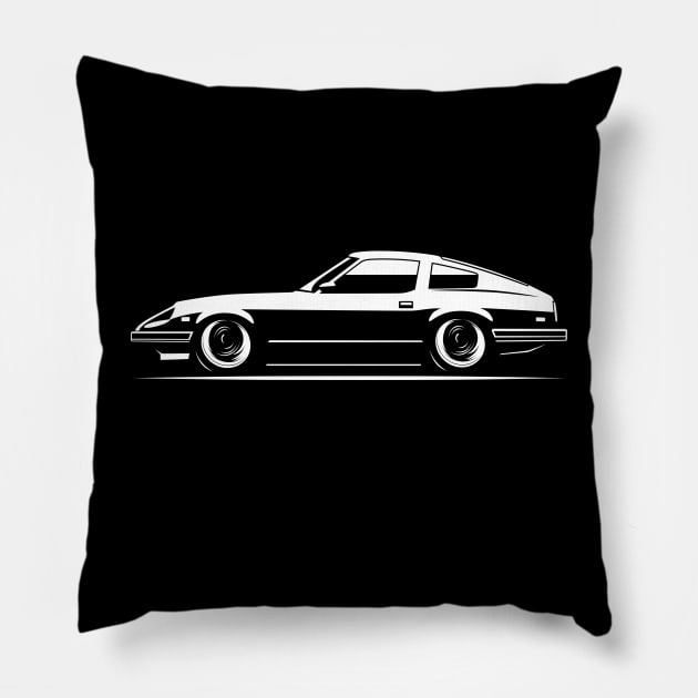 1978-1983 280ZX S130 Pillow by fourdsign