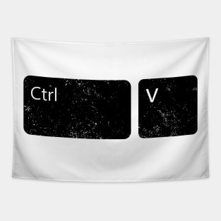 Copy Ctrl-C Ctrl-V Funny Copy Paste Matching For Coworkers Tapestry