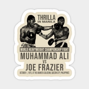 Thrilla in Manila pen Magnet