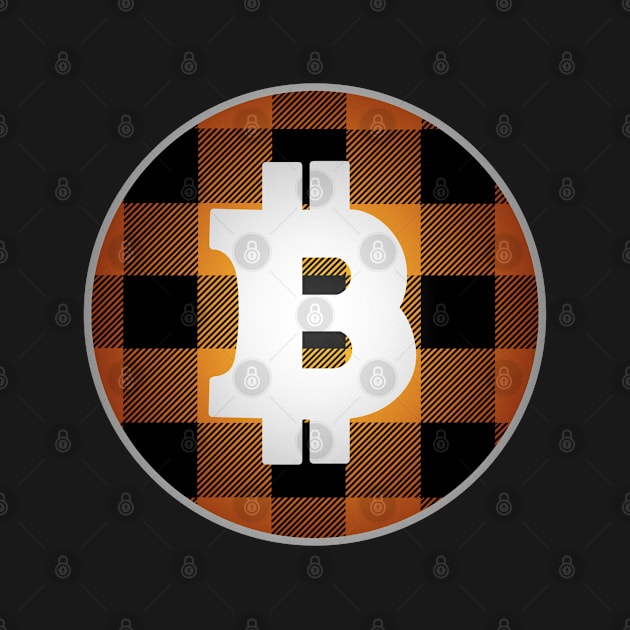 Plaid Bitcoin Logo by faiiryliite