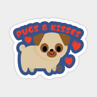 PUGS AND KISSES Magnet