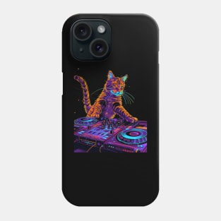 Cat DJ Harmony Phone Case