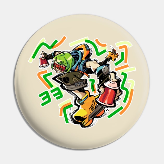 Jet Set Radio : Yoyo Pin by Rafchu