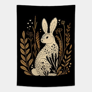 rabbit in plants Tapestry