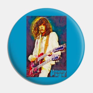 Jimmy Page Guitar Genius Pin