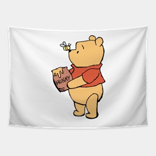 Cute Bear Cartoon Collection Tapestry