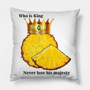 king pineapple Pillow