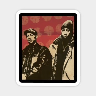 Gang Starr // Retro Poster Hiphop Magnet