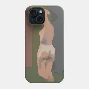 Pixel Art (a girl on her knees) Phone Case