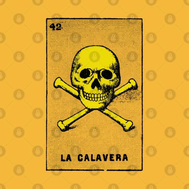 La Calavera ------ Mexican Skull Vintage Design by DankFutura