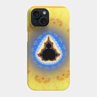 Yellow Fractal Phone Case