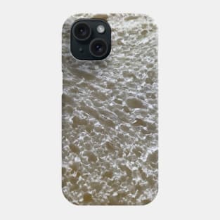 normal white Bread texture background Phone Case