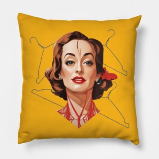 No Wire Hangers - Joan Crawford Pillow