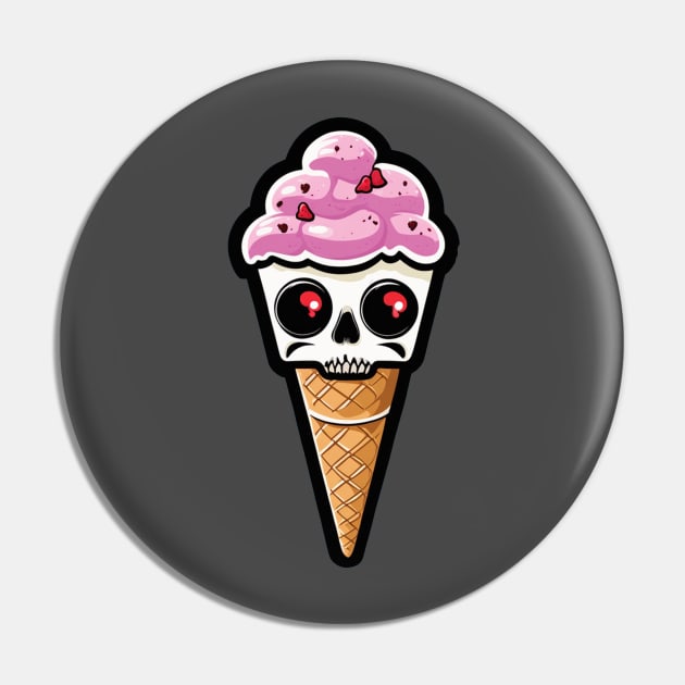 Zombie ice cream I scream cone Pin by Edgi