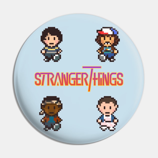 Earthbound x Stranger Things Pin by OldManLucy