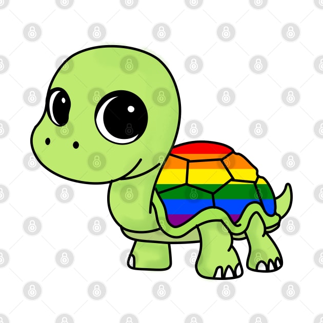 Rainbow Turtle by Wenby-Weaselbee