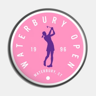 Happy Gilmore - Waterbury Open Badge Design - Pink + Female Golfer Pin