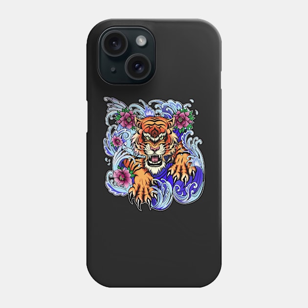 Tiger Phone Case by RowdyPop