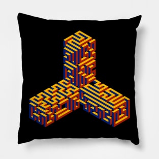 Caltrop Maze Pillow