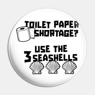 Use the 3 seashells Pin