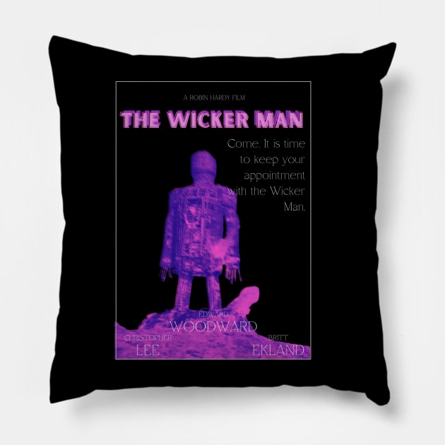 The Wicker Man Pillow by Aqua Moon Creations