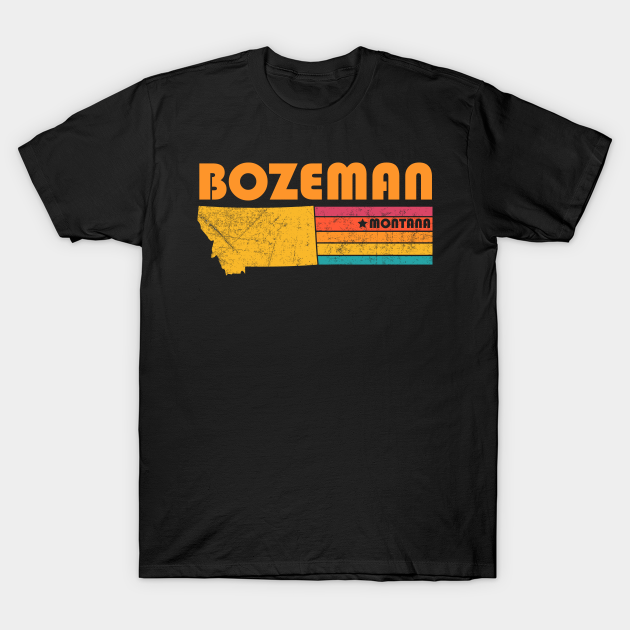 Discover Bozeman Montana Vintage Distressed Souvenir - Bozeman Montana - T-Shirt