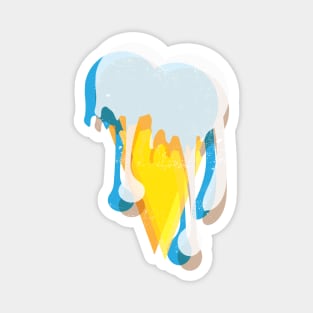 Melting Ice Cream Cone Magnet