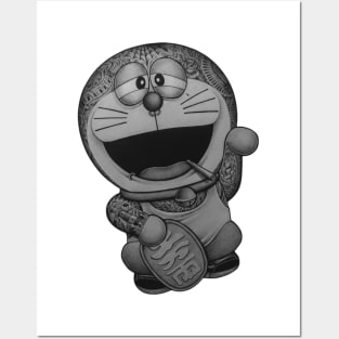 Doraemon Dorayaki Posters and Art Prints for Sale