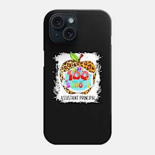 Assistant Principal Life Happy 100Th Day Of School Face Mask Phone Case